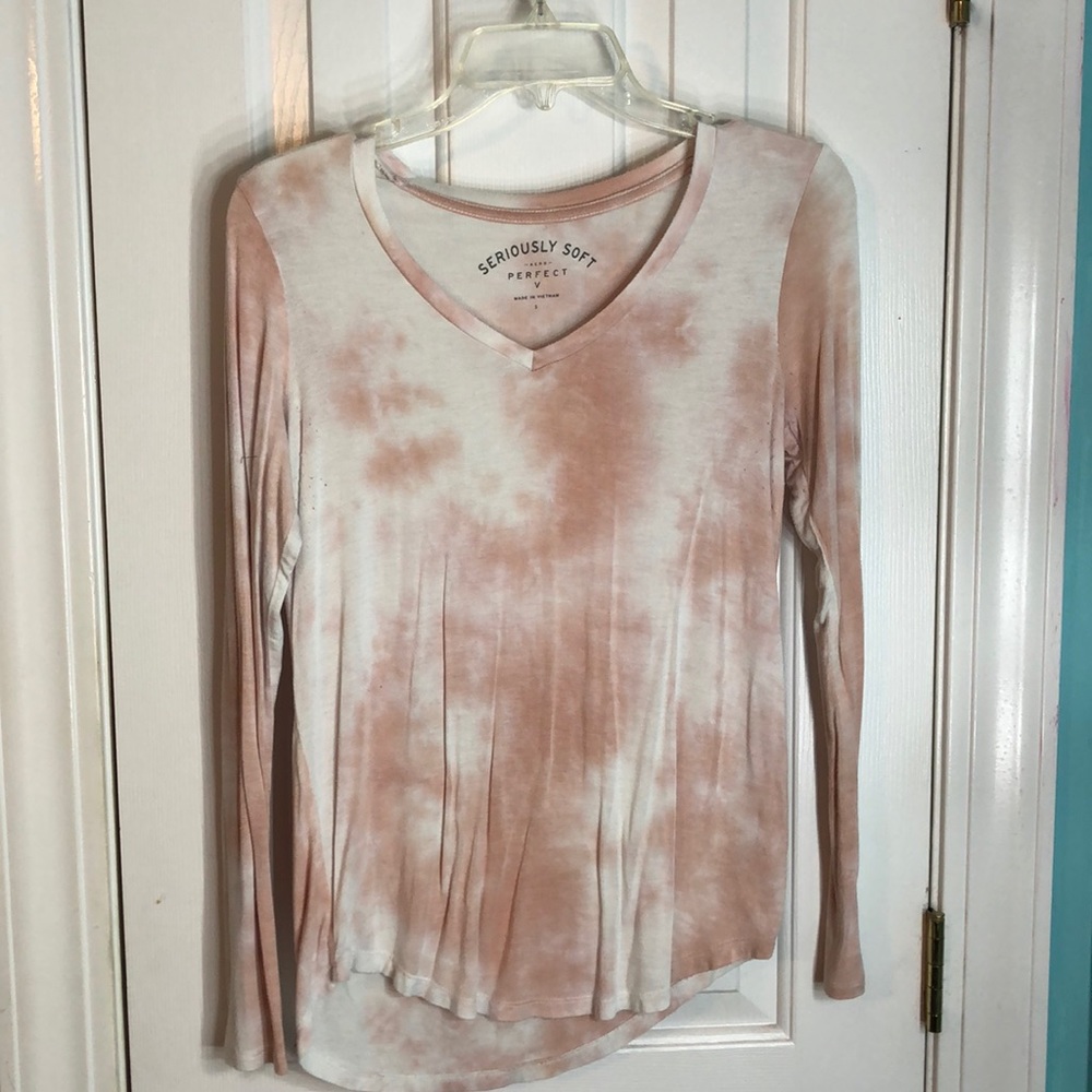 pink and white shirt